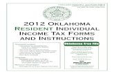 2012 Oklahoma Resident Individual Income Tax Forms and ... 2012 Oklahoma Resident Individual Income