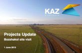 Projects Update - Mining News · applicable law, KAZ Minerals undertakes no obligation to update or revise any forwardlooking statements whether as a result of - new information,