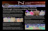 Neighborhood Tackles Crime Through Community …...N October 2017 eighborhood ews Neighborhood Tackles Crime Through Community Policing A spate of car thefts, mailbox thefts, and car