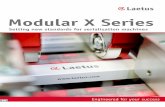 Modular X Series - LAETUS€¦ · Modular X Series is the new generation of modular serialization systems for increased efficiency and flexibility in the packaging line. Fully automated
