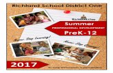 2017 - Richland County School District One€¦ · (In Class Dates: June 19-23-Remaining Dates Online) Varied Times Effectively Integrating Culturally Relevant Practice In ECE Math