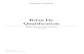 Bilan De Qualification - Freedriaf1.free.fr/bilanelmesbahiabdelilah.pdf · 2008-04-20 · Début recette 1 j 1.5 j Fin recette et Analyse résultats 0.5j 0,5j Préparation Bilan recette