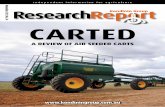 November 2012 No. 34 CARTED - farmingahead · R e s e a R c h R e p o R t • K o n d I n I n G R o u p • 4 Research Report November 2012 No. 34 REsEARCh REpoRT Air seeder cArts