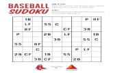 BASEBALL HOW TO PLAY: Each row, column, and box must ...mktg.mlbstatic.com/.../Games_BaseballSudoku_wk10.pdf · Each row, column, and box must contain a position from pitcher to right