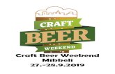 Craft Beer Weekend Mikkeli 27.-28.9 · 2019-09-24 · Ohjelma Alue auki Pe klo 17-24 & La klo 14-24 ( Valomerkki 23.30) Sir Covernator showtime klo 20 & 21.30, 2 kerros. Naulakkomaksu