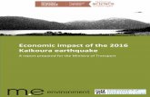 Economic impact of the 2016 Kaikoura earthquake€¦ · This report provides an assessment of the economic impact of the 2016 Kaikoura earthquake via disruption to horizontal infrastructure,