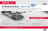 chassis tech chassis tech plus - ATZlive>> CHASSIS.TECH PLUS SECTION Festsaal Moderator: Prof. Dr. Peter E. Pfeffer, Automotive Engineering, Munich University of Applied Sciences 8:00