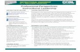 Professional Perspectives: Instructional Leadership · reference material, please ask for help and consult the newest ... Transforming teaching in every school. Alexandria, VA: ASCD.