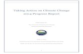 Taking Action on Climate Change 2014 Progress …...2014/10/27  · Taking Action on Climate Change 2014 Progress Report 2 EXECUTIVE SUMMARY Connecticut continues its position in the