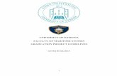 UNIVERSITY OF KYRENIA FACULTY OF MARITIME STUDIES ... · topic of the graduation project will be selected by the student and approved by the supervisor with whom ... a copy of the