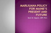Scott M. Gagnon, MPP, PS-C - Maine...environment (i.e. “medical” marijuana, e-cigs/vaping devices, etc.)? SBIRT protocols or diversion to education interventions vs. suspensions