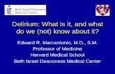 Confusion about Confusion: What is delirium? What should you … · 2017-04-29 · Delirium Timeline Years Event 1980 Delirium first appears in DSM 3 1980’s Delirium research takes