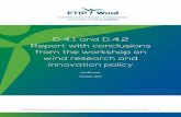 WindEurope October 2016 - European Technology and Innovation Platform on Wind … · 2017-03-13 · ETIPWind Report with conclusions from the workshop on H2020 Energy Work Programme
