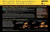Health Disparities in Life Expectancy and Death · Health Disparities in Life Expectancy and Death 3 DOCUMENTING HEALTH DISPARITIES IN NEW YORK CITY Number 1 0 300 600 900 1200 1500