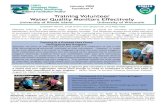 Training Volunteer Water Quality Monitors Effectively...Typically, training of volunteer water quality monitors falls into two broad formats – either one-on-one training or as a