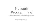 Network Programming - GitHub Pages · Network Programming Object Orientated Programming in Java Benjamin Kenwright . Outline Essential Networking with Java Introduction to Java networking