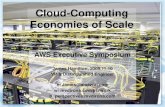 Cloud-Computing Economies of Scale€¦ · Cloud-Computing Economies of Scale AWS Executive Symposium James Hamilton, 2009.11.10 VP & Distinguished Engineer e: ... People costs shift