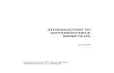 INTRODUCTION TO DIFFERENTIABLE MANIFOLDSvdvorst/diffgeom1d.pdf · 2009-05-28 · Introduction to differentiable manifolds Lecture notes version 2.1, February 16, 2009 This is a self