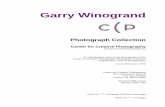 Garry Winogrand - Center for Creative PhotographyCenter for Creative Photography, The University of Arizona Garry Winogrand—Page 4 of 52 WINOGRAND, GARRY Garry Winogrand, 1978 (portfolio,