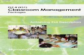 Classroom - Education Bureau · Classroom Descriptors Advisory Teaching Team NET Section CDI, EDB, HKSAR Primary Literacy Programme - Reading (KS1) Management Part 1: Achieving Exit