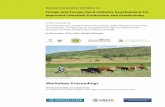 Workshop Proceedings - The Agriculture Knowledge, Learning ... · a forage genebank with more than 19,000 accessions of forages from over 1,000 species. The genebank holds the world’s