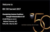 Welcome to IDC CIO Summit 2017 · 2017-05-18 · 6. ACS Website Design Principles 7. ACS Website Build insight 8. User Experience & Security of Member Data 9. Enhancing the UX for