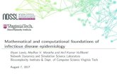 Mathematical and computational foundations of infectious ......disease and other consequences of a pandemic; and ways of achieving public understanding that avoid both over- and underreaction.