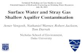 Surface Water and Stray Gas Shallow Aquifer Contamination · Shale gas exploration Hydrocarbon Geochemistry 13 C-CH4, C1/C2 Aquatic Geochemistry 87 Sr/ 86 Sr, 11 B, 18 O, 2 H, Noble