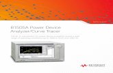 B1505A Power Device Analyzer/Curve Tracer · or Ic-Vc at up to 1500 A Precisely characterize breakdown voltages up to 10 kV The B1505A’s wide IV measurement range allows characterization
