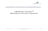 Lifetime Power Wireless Sensor System Network_and_Wireless/PDFs/Lifetime Pow… · Rev A.2 – 2011/10 Lifetime Power® Wireless Sensor System Page 4 Wireless Sensor Node The Lifetime