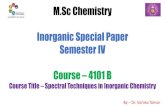 M.Sc Chemistry Inorganic Special Paper Semester IV Course 4101 Bchemistry.du.ac.in/study_material/4101-B/Consequences of... · 2020-04-16 · Inorganic Materials Research Division,