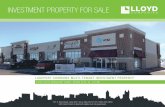 INVESTMENT PROPERTY FOR SALE SIOUX FALLS, SD · 2019-06-21 · cliff avenue plaza multi-tenant retail strip center for sale | sioux falls, sd lakeport commons multi-tenant investment