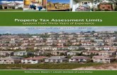 Property Tax Assessment Limits - lincolninst.edu · Property Tax Assessment Limits ... Tax Deferral Truth in Taxation 37 Chapter 6: Conclusions and Recommendations 38 Glossary 39