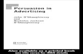 Persuasion in Advertising - hnu.edu.cnkczxsp.hnu.edu.cn/upload/20111015235118_954896539669.pdf · 2015-02-27 · Persuasion in Advertising Effective advertising is, almost always,