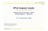 IPv6 impact study - LaRA€¦ · Gaming global market: $21 billion (2003) with high growth in mobile and MMORPG IPTV subscribers in Europe : 21 million TV (2010) $5.1 billion Market