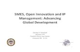 SMES, Open Innovation and IP Advancing Global Development · SMES, Open Innovation and IP ... information, technology, innovation and product ... Entrepreneurship Open Innovation: