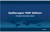 OpManager MSP Edition · Server Management • Take control of your server availability and performance • Identify busy and overloaded servers • Identify which servers can host