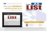 The List MOBILE - The Partner Channelthepartnerchannel.com/wp-content/uploads/UG-AX-List-Summer-2016.pdfThe List MOBILE Solutions at your ﬁ ngertips thelistmobile.com Search for