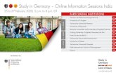 Study in Germany – Online Information Sessions India¼re-info-sessions... · · Natural Sciences 73 5 93 ˘ ˘ 995 t · Computer Sciences · Engineering · Economics · Social Sciences