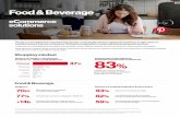 Food & Beverage · Food & Beverage Pinners are seeking inspiration & full of intent 70m Monthly active engaged in food & beverage 77% US primary grocery shoppers W25-54 +14b Pinners