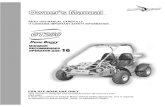 READ THIS MANUAL CAREFULLY, IT CONTAINS IMPORTANT …€¦ · Dune Buggy. HAMMERHEAD OFF-ROAD, INC. – EMISSION CONTROL SYSTEM WARRANTY YOUR WARRANTY RIGHTS AND OBLIGATIONS The emission