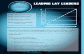 LEADING LAY LEADERS - Clover Sitesstorage.cloversites.com... · The Leading Lay Leaders design guide assists the pastor in the area of general church leadership. The uniqueness of