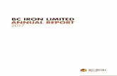 BC IRON LIMITED ANNUAL REPORT - miningdataonline.coma large tenement holding from Mineralogy Pty Ltd which has the potential to host iron ore deposits that can positively contribute