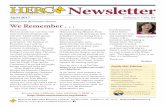 HERC 1006 - Newletter April 2017 v2#€¦ · Chaires Elementary School for 16 years. In that time, she has designed countless lessons and projects that inspire her students to explore