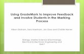 Using GradeMark to Improve Feedback and Involve Students ... · • To provide feedback on coursework that links directly to marking criteria • Use GradeMark to develop libraries