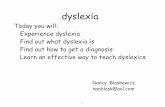 dyslexia - ksla.wildapricot.org · Dyslexia is a language-based learning disability. “Children with dyslexia have trouble processing language rather than visual information. They