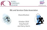 RSL and Services Clubs Association · The RSL and Services Clubs Association commissioned Russell Corporate Advisory to conduct an analysis of some of the diversified club businesses