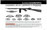 MANUAL 2251820 Legends M1A1 04NOV19 CJ - Umarex Manuals/Manual... · 2019-11-05 · EN 12 Oils that contain acid or resin can damage seals and possibly the finish of the airgun. Before