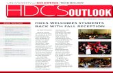 FALL 2016 HDCS NEWSLETTER HDCS WELCOMES STUDENTS BACK … · FALL 2016 HDCS NEWSLETTER HDCS WELCOMES STUDENTS BACK WITH FALL RECEPTION Dr. Holly Hutchins addresses HRD students. Representatives