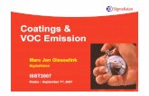 Coatings & VOC Emission - 海上技術安全研究所...Coatings & VOC Emission Target Emission Values Total Mass of Solids x 0.37 i.e. 15 Tonnes Large